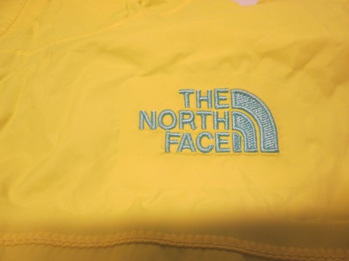 The North Face Youth Girls Size XL Rain Coat Yellow Hooded Outerwear - Picture 5 of 7