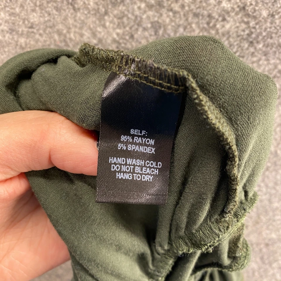 Body Lulus Mujer S Pequeño Verde Floral Encaje Sin Mangas Cuello en V Una Pieza Rayón Foto 4 de 4