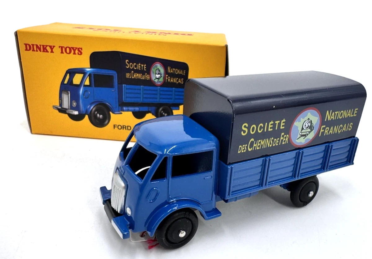 Camion benne et remorque rouge Dinky Toys