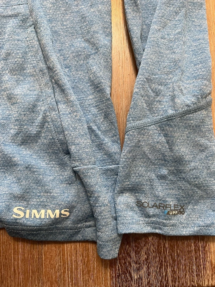 Simms Insect Shield Men's Size Medium Fishing Long Sleeve Pullover Shirt Hoodie - Image 2 of 4