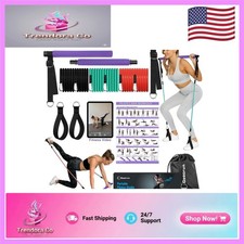Versatile Portable Pilates Bar Kit with Resistance Bands for Full-Body Workouts
