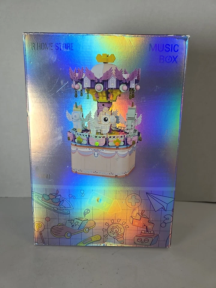 Music Box Ferris Wheel Building Blocks For Children 8+ - Image 2 of 3