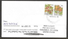 1999 Paquebot Cover,&nbsp; Norway stamps mailed in Auckland, New Zealand
