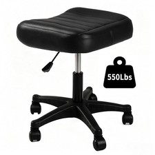 Ergonomic Adjustable Under Desk Footrest,Ottoman with Wheels | 500lbs|360&deg;