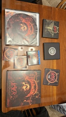 Slayer Repentless Box Set Limited Edition CD DVD Box Set Blu Ray Red 45