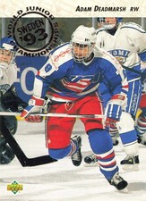 Adam Deadmarsh 1992-93 Upper Deck #609 USA RC
