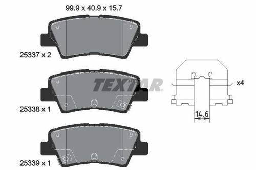 Rear Ceramic Brake Pads - 2022 Hyundai Santa Fe - Detroit Axle Rear Ceramic Brake Pads - 2022 Hyundai Santa Fe - Detroit Axle