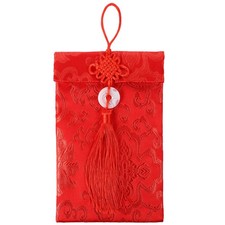 Enveloppes rouges brocart nouvel an fête de Noël estampillage enveloppes rouges