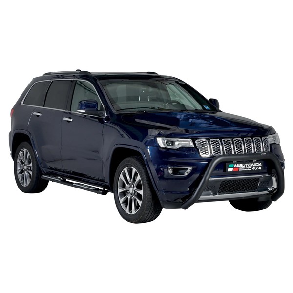 Stahl Trittbretter Schwellerrohre FüR Jeep Grand Cherokee WK2 2015-2021 Schwarz-image