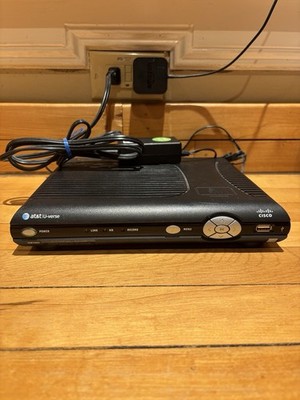 AT&T U-Verse Cisco Cable Box DVR Receiver ISB7005 Powers On w/ Power Cord 