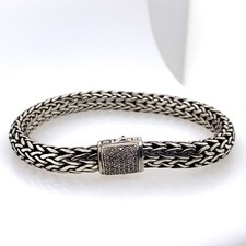 John Hardy Diamond Classic Chain Sterling Silver Bracelet (DG7096335)