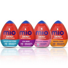 Mio Energy Water Enhancer Variety Pack, 1.62 fl oz, 4 Fl Oz Pack of 4