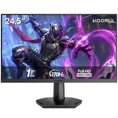 美品 KOORUI 170Hz対応ゲーミングモニター 25E3A VAパネル KOORUI 25E3A 24.5 Inch 170Hz Gaming Monitor, Black | eBay