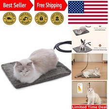 Cat Heating Pad Indoor Waterproof,Auto Constant Temperature, Chew Resistant S...