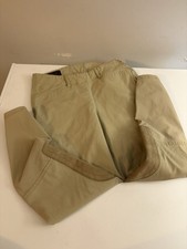 ARIAT Heritage Knee Patch Breech Girls Youth 10 Horse Riding Pants Tan Beige