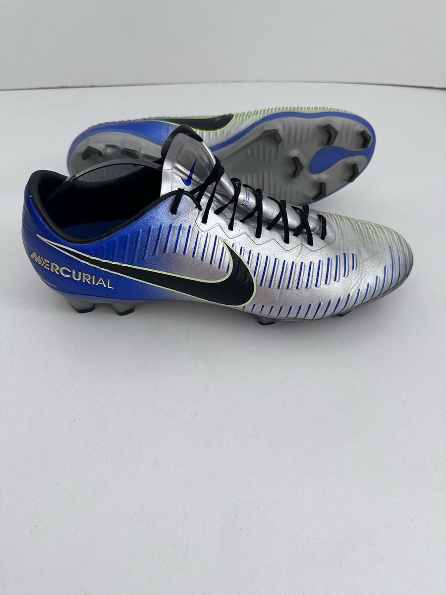 Nike Mercurial Vapor XI Neymar FG Silver Blue Metallic Football