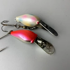 Vintage Luhr-Jensen  Hot Shot SE  1/2 oz   Lure MOP  Mother of Pearl Black