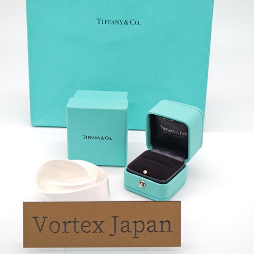 [Near Mint] Tiffany＆Co Genuine Ring Jewelry case empty Box Blue  W/shopbag