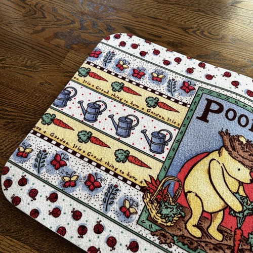NOS SELTEN Disney Classic Winnie Puuh KINDERZIMMER Küchenmatte Teppich Gartenarbeit - Bild 3 von 9