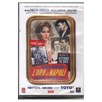 L'Oro Di Napoli DVD Vittorio De Sica FilmAuro - 02739 Sigillato