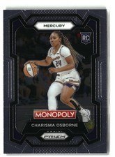 Charisma Osborne 2024 Panini Prizm Monopoly WNBA #20 Phoenix Mercury Rookie