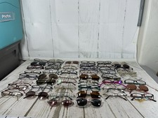 LOT of 50 Designer Eyeglasses Frames Only Random Variety of Brands
