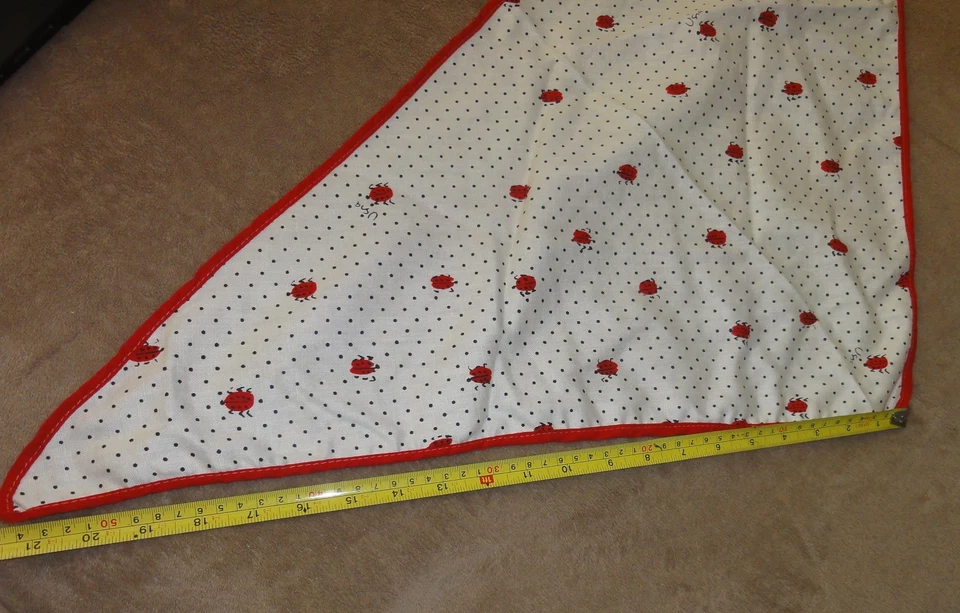 Bufandas vintage de Vera Ladybug bufanda envolvente triángulo pañuelo Ladybug Foto 4 de 4