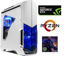 SkyTech Archangel Gaming PC AMD Ryzen 3-1200 8GB 1TB NVIDIA GeForce GTX 1050 Ti