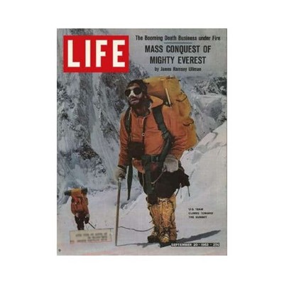 VTG Life Magazine September 20, 1963 U.S. Team Climbs Toward Mt. Everest Summit
