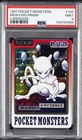 1997 POCKET MONSTERS CARDDASS #150 MEWTWO-PRISM PSA 9