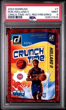 2024 PANINI DONRUSS CRUNCH TIME #7 RON HOLLAND II 41/55 PSA 9