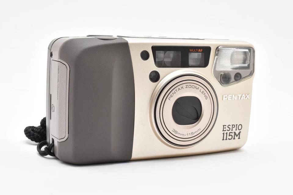 [MINT NO US Duties!]  PENTAX ESPIO 115M Point & Shoot 35mm Film Camera - Image 3 of 4