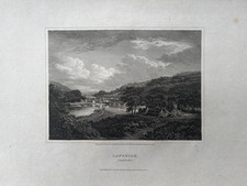 1815 Antique Print; Langholm, Dumfries and Galloway after Alexander Nasmyth