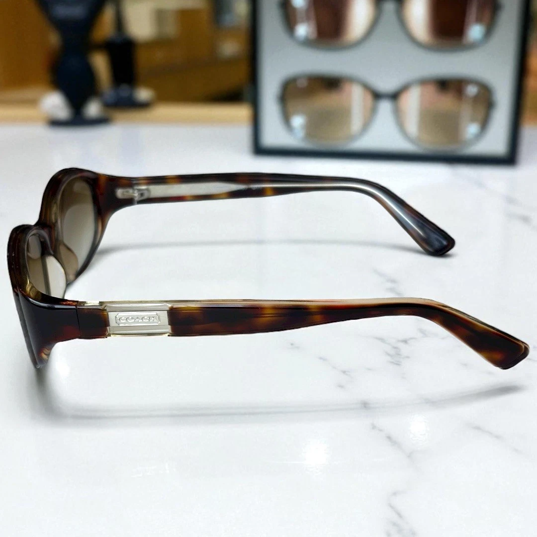 Coach Brown Oval Sunglasses for Women for sale | eBay display picture 1