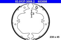 Bremsbackensatz Feststellbremse Hinten Ate 030137 30082 FÜR Lexus Toyota