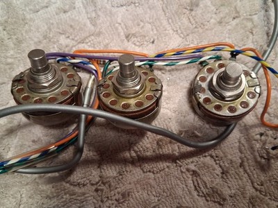 Nagra IV line and mike level control potentiometer set. 15K, 30K, 15K FREE SHIP