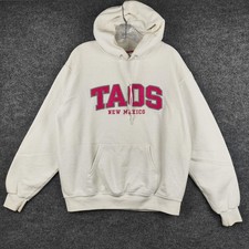 Champion Sudadera con Capucha Para Hombre Mediana Blanca Taos Nuevo México Gráfico Pullover Sudadera