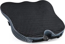 Soft Dense Memory Foam Car Seat Cushion for 18.9 x 16.5 x 2.8 inches, Black 
