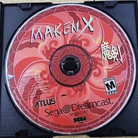 USED AUTHENTIC WORKING -) MAKEN X (- GAME DISC ONLY - DREAMCAST