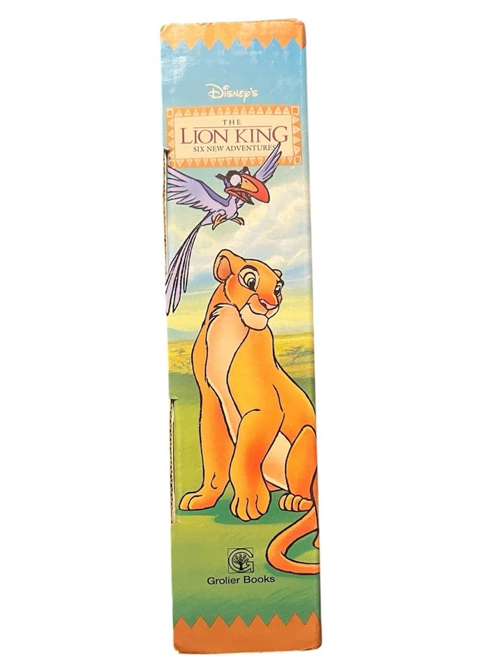 Raro Juego Completo Libros Tapa Dura Disney El Rey León-Seis Nuevas Aventuras 1994 Foto 2 de 4
