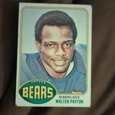 Topps 1976 Walter Payton Rookie Card #148 Chicago Bears Base Set NFL. rookie card picture