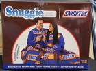 Snuggie Snickers Candy Bar 71 x 54" Super Soft Fleece Blanket that has Sleeves