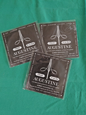 Gitarrensaiten Augustine Classic schwarz - E or 1st - B or 2nd - G or 3rd