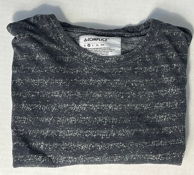 AKOMPLICE CLOTHING COMPANY V.S.O.P.  Gray/black T-Shirt Mens Sz Medium VSOP