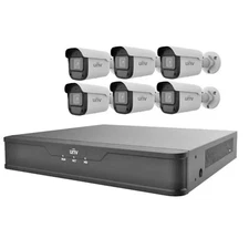 UNIVIEW IP67 8-Ch+4K NVR Network Uniview 6x4MP NDAA Audio IP Camera Security Kit