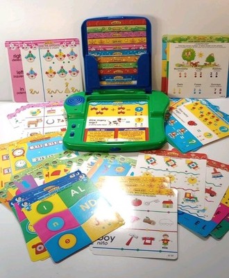 The Learning Journey English Spanish Learning Toy + 72 Cards Interactive 9'' 