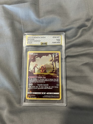 Pokemon TCG Silver Tempest Jynx TG04 Trainer Gallery Full Art Holo AGS 10