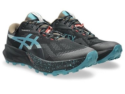 ASICS GORE-TEX トレイルシューズ BOAシステム 箱に傷があります ASICS TRABUCO 14 GTX 1011C165 001 Black Misty Pine Trail Running