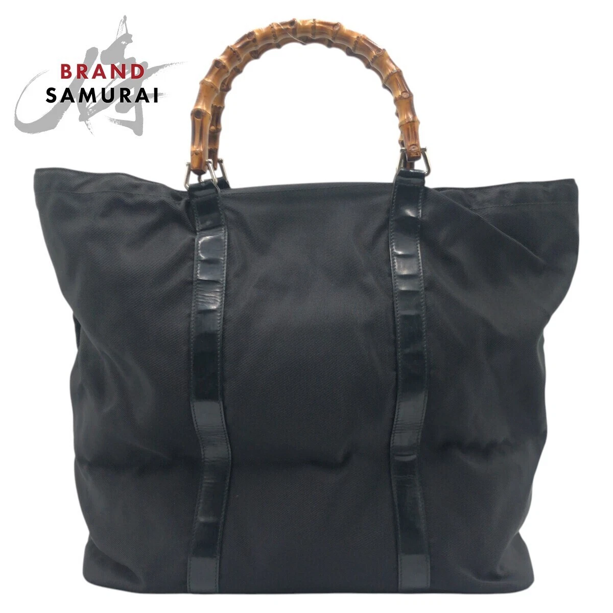 Sac à main Gucci bambou noir coton 002 2058 0412 5 fourre tout 410262
