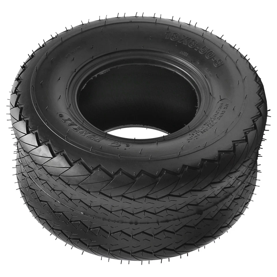 2pc 18x8.5-8 8 inch Rear Tyre 18x8.50-8 for ATV Quad Bike Buggy Ride on Mower - Image 2 of 4